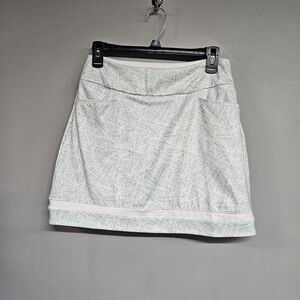 adidas Women's Small Skort Teal White Patterned Athletic Wear